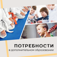Потребность в дополнительном образовании детей г.Кирова.